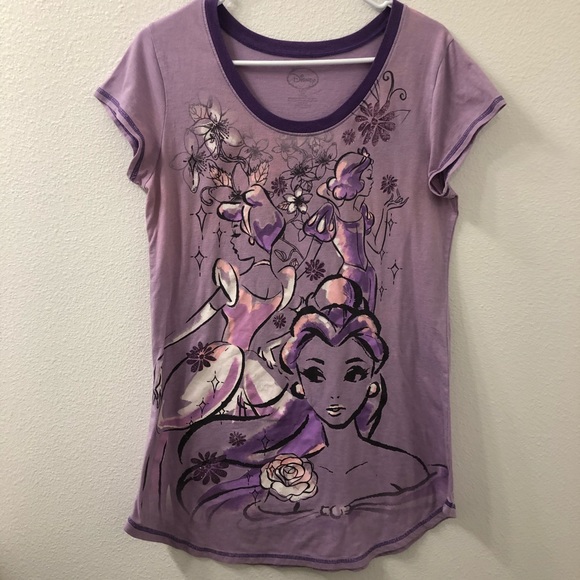 Disney Tops - Disney princess Cinderella and belle oversized tee
